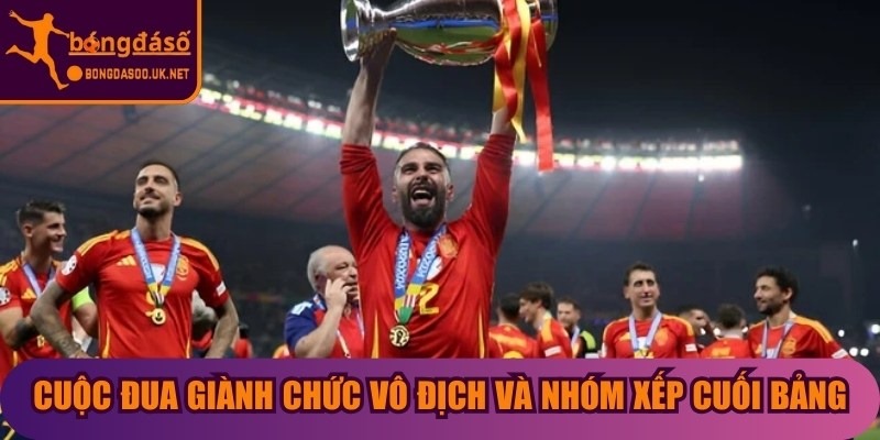 Cuộc đua giành chức vô địch và nhóm xếp cuối bảng