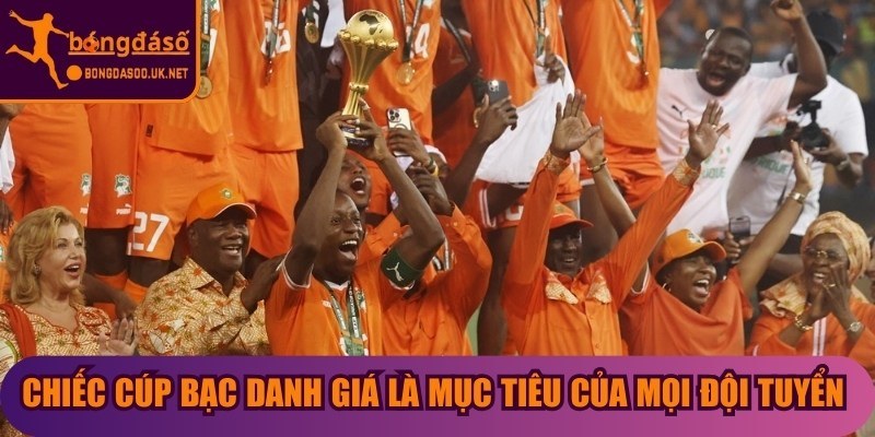 Chiếc cúp bạc danh giá là mục tiêu của mọi đội tuyển tại lục địa đen
