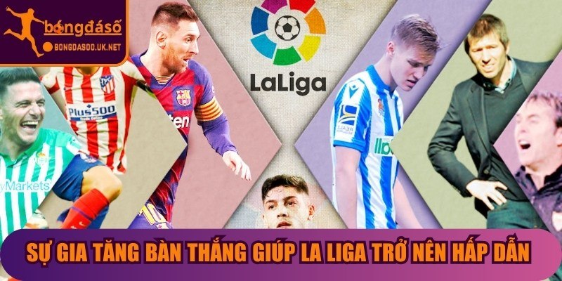 Sự gia tăng bàn thắng giúp La Liga trở nên hấp dẫn hơn với khán giả toàn cầu