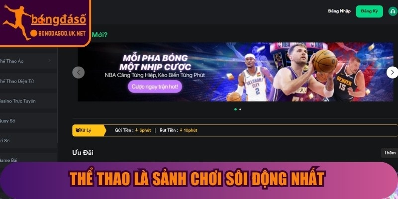 Thể thao là sảnh chơi sôi động nhất với hàng nghìn trận đấu mỗi ngày